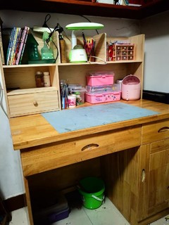 实木书架桌上置物架松木