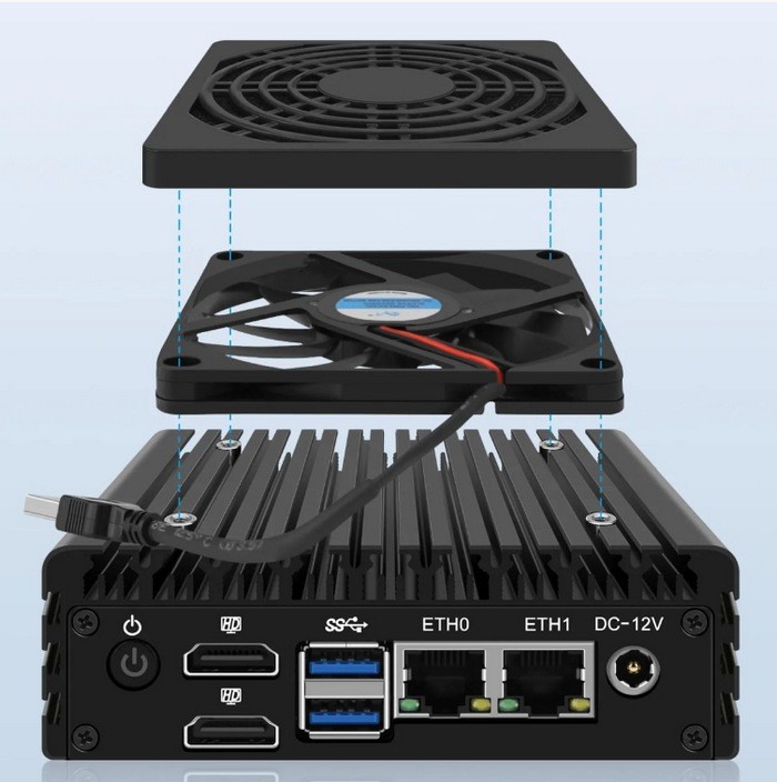 畅网发布 X86-P5 迷你主机，无风扇被动散热，双2.5G、英特尔 Alder Lake-N 系列处理器