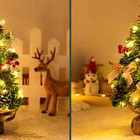 这个桌面圣诞树摆件可谓是这个节日季节的绝佳陪伴。