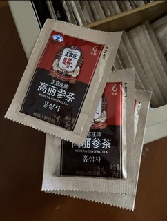 正官庄 人参 韩国原装进口 六年根红参 高丽参茶150g盒(3g*50袋) 免疫力 含皂苷 