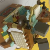 乐乐兄弟儿童百变街景积木拼装玩具，兼容乐高小颗粒麦当当建筑积木模型玩具 8755-7/KFG店!