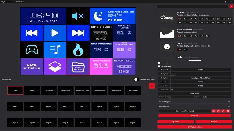 芝奇发布 WigiDash 快捷控制面板，提供 20个自定义快捷按键