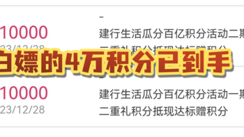 白嫖的4万积分已到账，大山白24年权益尘埃落定！