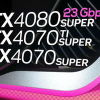 消息称英伟达 RTX 4080 SUPER 搭载目前世界最快GDDR6X内存！显存速度23 Gbps !