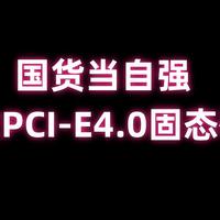 国货当自强：国产颗粒PCI-E4.0固态硬盘推荐