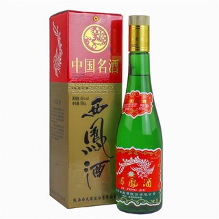 三人成团 西凤酒经典高脖绿瓶盒装45度500ml 6瓶 凤香型 正品