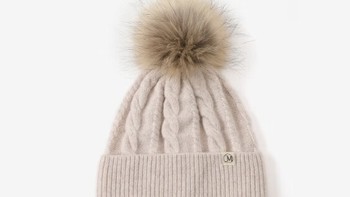 玖慕（JIUMU）纯羊毛针织帽 MY037：温暖护耳，时尚点缀