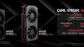 聚焦CES丨AMD 发布 RX 7600 XT ，16GB大显存，频率拉升，为 2K 主流游戏玩家