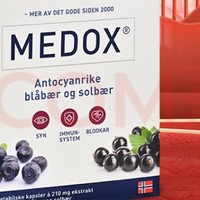 MEDOX挪威天然花青素胶囊野生越橘提取非葡萄籽精华原花青素（可配抗糖丸美白胶原蛋白服用） 