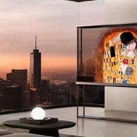 CES 2024  全球首款无线透明 OLED 电视登场 LG SIGNATURE OLED T 可切换透明度融入家居摆设