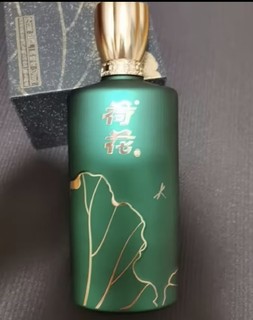 荷花酒 墨玉 53度酱香型白酒 贵州大曲坤沙 纯粮食白酒 新年送礼 53度 500mL 1瓶 单瓶装