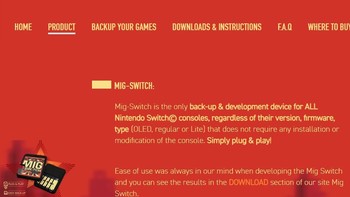 一场游戏一场梦：篇十二　首批已订完！Switch烧录卡Mig Switch售价公布！