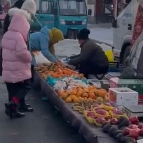 腊月的农村大集