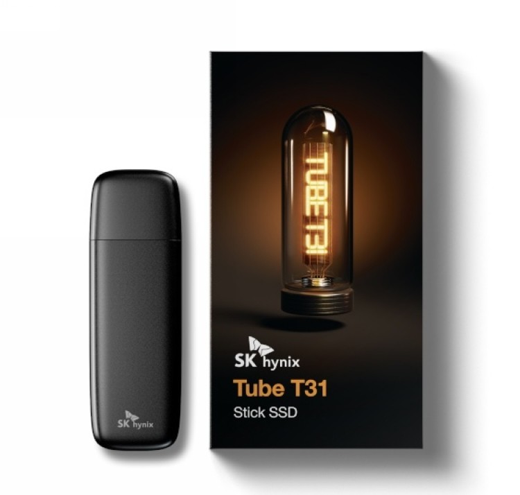 海力士发布 Tube T31移动固态硬盘，兼容索尼PS5/微软Xbox、1GB/s 读速