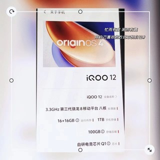 iQOO 12 16GB+1TB传奇版