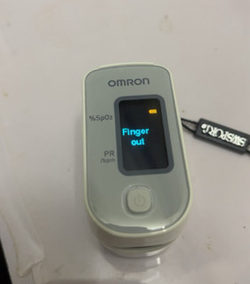 欧姆龙（OMRON）血氧仪HPO-100家用指夹式脉搏血氧饱和度脉搏检测器指脉氧仪手指夹式血氧