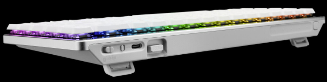 华硕发布 ROG Falchion RX Low Profile 迷你机械键盘、超薄轴、带触摸屏