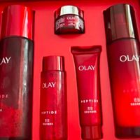 玉兰油（OLAY）大红瓶胜肽精华级水乳套装护肤品套装礼盒新年礼物