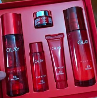 玉兰油（OLAY）大红瓶胜肽精华级水乳套装护肤品套装礼盒新年礼物