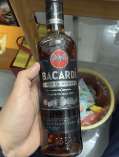 百加得(Bacardi) 洋酒 黑朗姆酒 莫吉托 基酒调酒 500ml