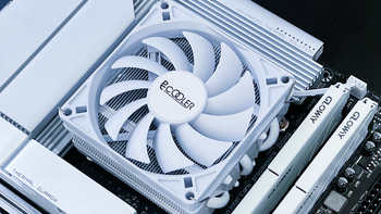 ITX下压式5热管风冷散热器：超频三降龙V53W白色款使用体验分享