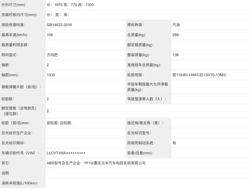 春风首款踏板曝光！第380期工信部申报图发布