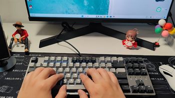 杜伽K320机械键盘测评：红轴手感舒适，键盘整体美观