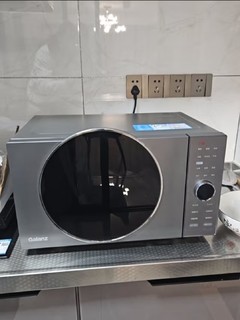 格兰仕（Galanz） 空气炸微波炉光波炉烤箱一体机家用变频智能微烤平板式不锈钢D90F25MSXLDV-DRB0黑色