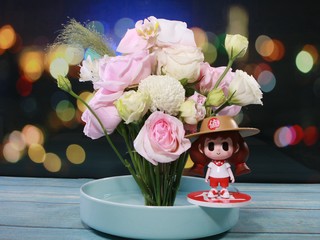 春节迎财神+情人节=应该有花！
