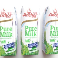 安佳（Anchor）4.4g高蛋白高钙纯牛奶 250ml*3