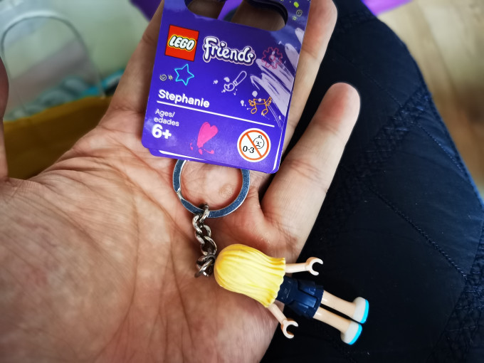 乐高斯蒂芬妮钥匙链
