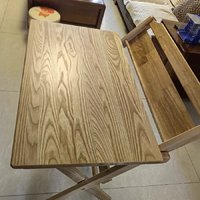 纯实木折叠书桌家用桌子