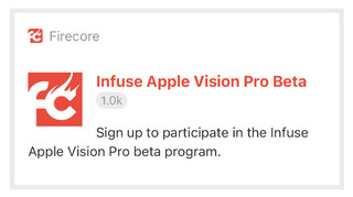 Apple Vision Pro 的 Infuse 8.0 版本现已开放测试！