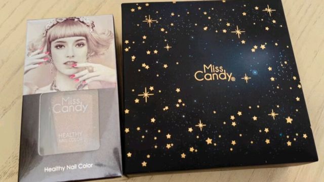 糖果小姐（Miss Candy）糖果小姐健康指甲油快干持久可撕拉秋冬免烤美甲 尘封/细闪粉MU30