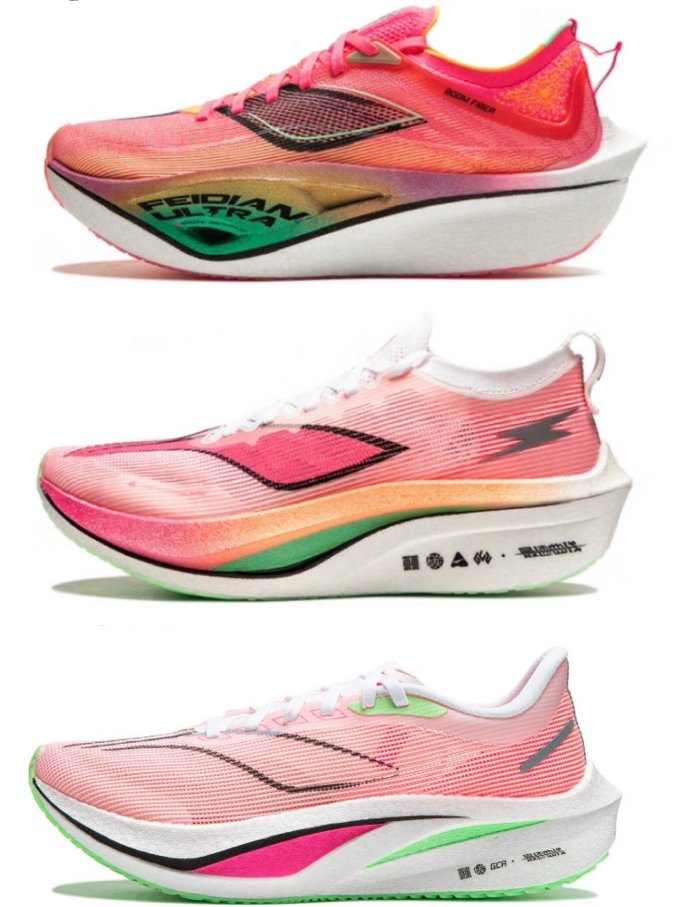 李宁即将上市的飞电4系列,飞电4 ultra,elite和challenger