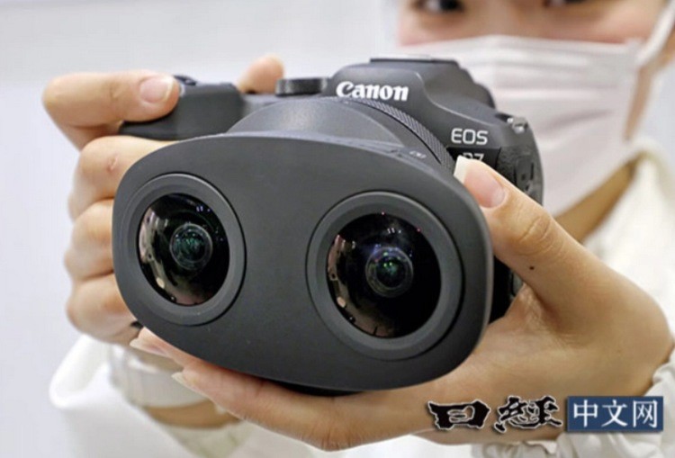 佳能展出可拍摄 VR 视频镜头，配备双鱼眼镜头