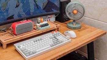 洛斐小方98三模机械键盘体验：复古感设计，手感软弹，久敲不累