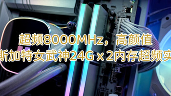 带你超频8000+丨阿斯加特女武神DDR5 24Gx2内存超频实测