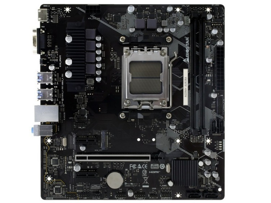 为amd新apu映泰发布a620mhaurora主板支持amdryzen8000g系列处理器