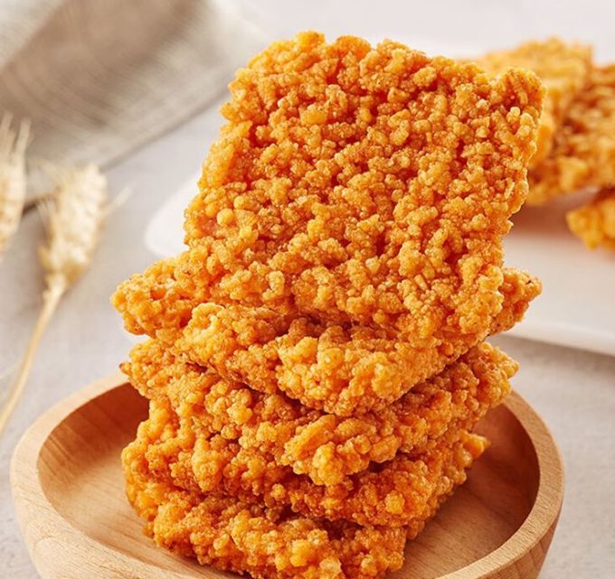 比比赞（BIBIZAN）糯米锅巴【香辣味】500g办公室休闲薯片饼干膨化安徽小吃