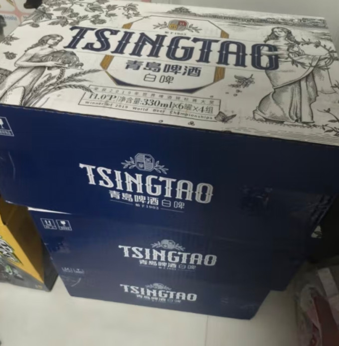 青岛白啤清爽十足国货之光