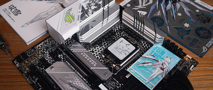 更二次元了！华硕ROG STRIX B760-G GAMING WIFI S 新小吹雪开箱_主板_