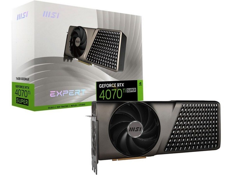 网传丨微星将发布 RTX 4070 Ti Super Expert / Aero 非公卡，正反拉风扇散热器