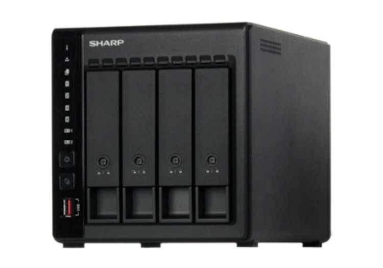 夏普发布 COCORO OFFICE BP-X2ST NAS，四盘位最高16TB、快速部署和维护、双2.5G