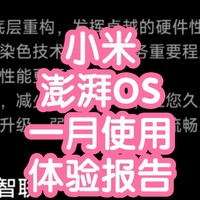 小米澎湃OS一个月体验报告。互联更方便，通知优化（小米12X-基于安卓13版本）