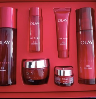 玉兰油（OLAY）大红瓶4步护肤品套装礼盒(面霜爽肤水洗面奶精华)女神节礼物