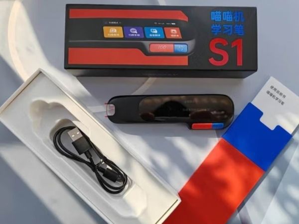 作业帮喵喵机小初高全科学习笔S1 扫难题看讲解电子词典笔翻译笔英语点读笔翻译机词笔扫描笔 2.99英寸