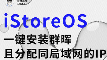 iStoreOS 篇六：iStoreOS 一键安装群晖，且分配同局域网的IP 