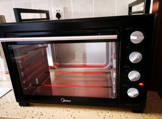 美的（Midea）40L家用大容量多功能电烤箱  独立控温/机械操控/四层烤位/多功能烘焙