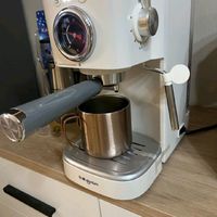 东菱（Donlim）咖啡机家用 意式半自动 20bar高压萃取 蒸汽打奶泡 操作简单东菱 
